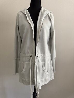 GAP full-zip hooded tunic sweatshirt Medium